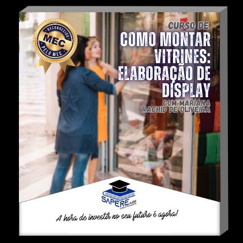 Curso de Como Montar Vitrines: Elaboração de display