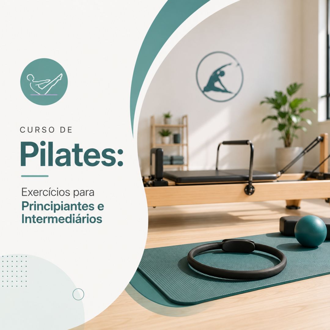 Curso de Pilates: Exercícios para Principiantes e Intermediários